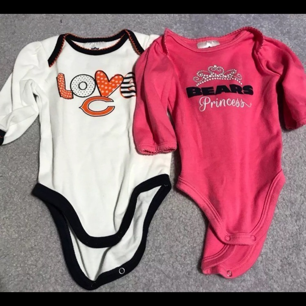 Chicago Bears Baby Girl Onesies